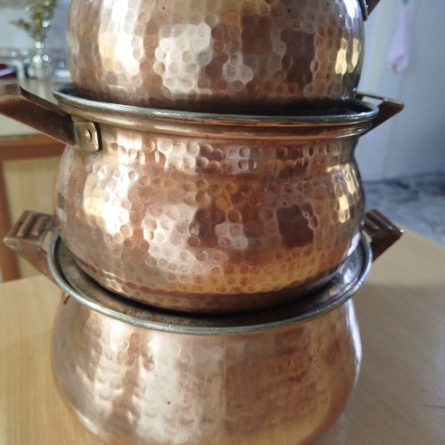 ست قابلمه مسی