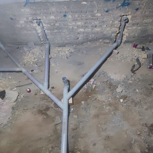 لوله کشی ساختمان نصب پمپ تانکر