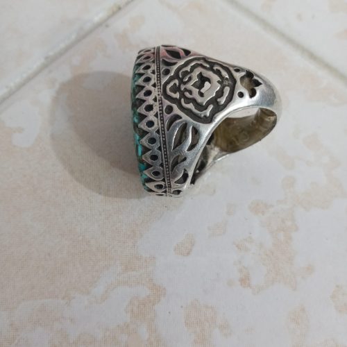 انگشتر فیروزه  نقر