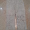 ست تاپ و شلوار مکرومه ترک 36 38 40 کشی سفید