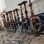 چند عدد قیلون چوبی تنه قدیم راه افتاده عالی عالی