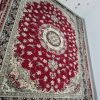 فرش 12 متری قرمز بدون پارگی و سوختگی