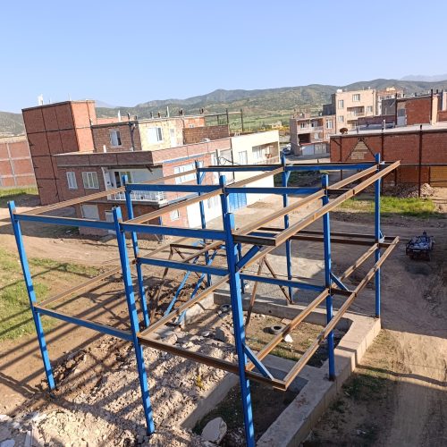 اسکلت 2طبقه