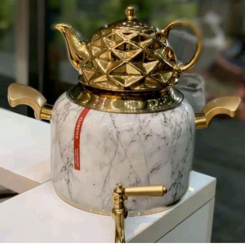 کتری قوری لعابی و استیل قیمت تولیدی