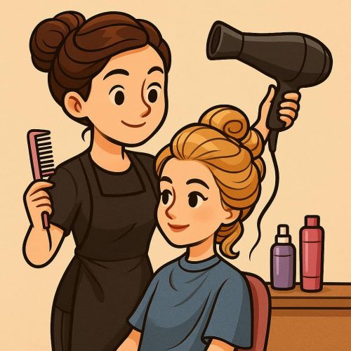 به یک رنگ کار ،کوتاهی و شنیون کار نیاز مندیم