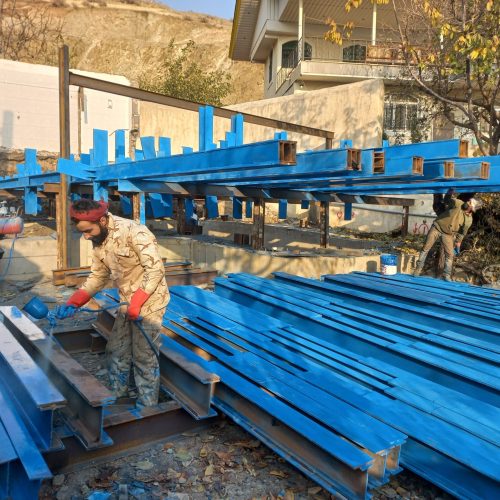 جوشکاری اسکلت فلزی