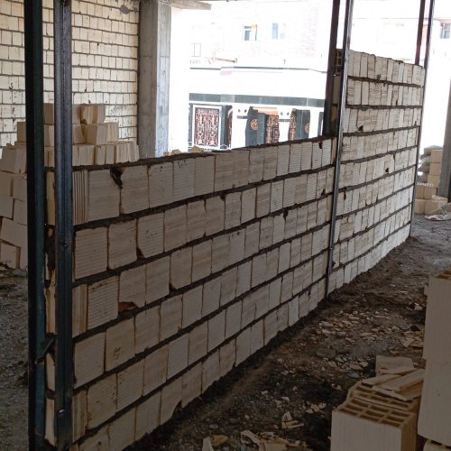 سیمان کاری دیوار چینی