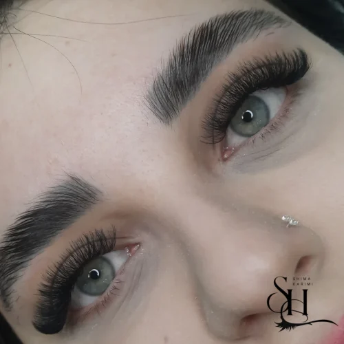 تخفیف ویژه اکستنش مژه و لیفت ابرو