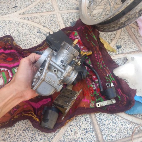 وسایل هندا crm250 با یاماها ار اس 125