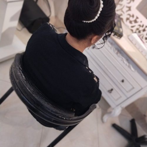 مدل شنیون برای مرسمات شما💇🏼‍♀