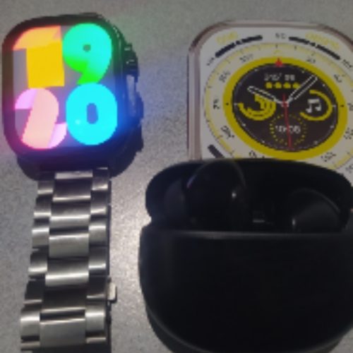 یک عدد ساعت هوشمند Earldomهمراه با عدد ایرپاد مدل xoG17 اصلی