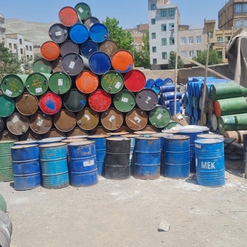 فروش عمده بشگه فلزی وپلاستیکی نو و استوک