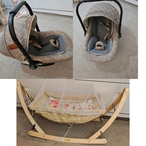 ننوگهواره وکریرکودک استفاده نشده نو نو،مشتری واقعی پی وی