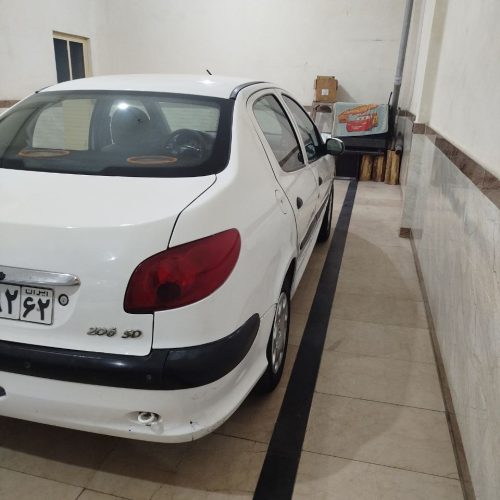 206sd سفید موتور تازه تعمیر