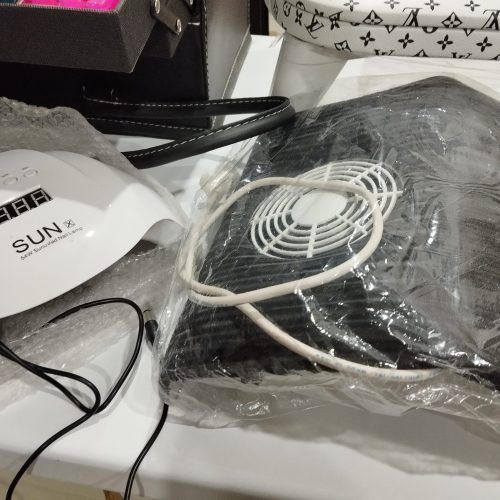 ابزار کاشت ناخن کامل در حد نو