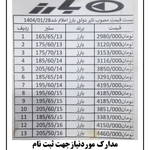 لاستیک یزد وبارز