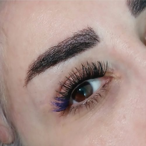 کاشت مژه موقت