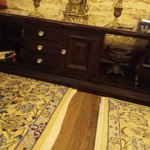 مبل یا راحتی مار دار چوب 7 نفره