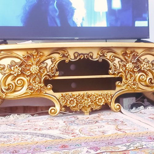 بوفه وساعت ایستاده طرح برنز