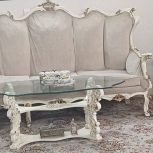 مبل 7 نفره چوب راش درحد نو