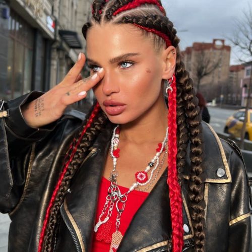 مدل برای بافت مو