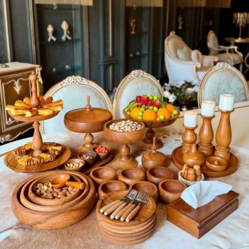 ست پذیرایی چوبی بااقساط سه ماهه