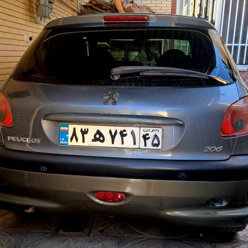 206 تیپ 5 بی رنگ فروش فوری