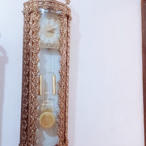 بوفه وساعت ایستاده طرح برنز