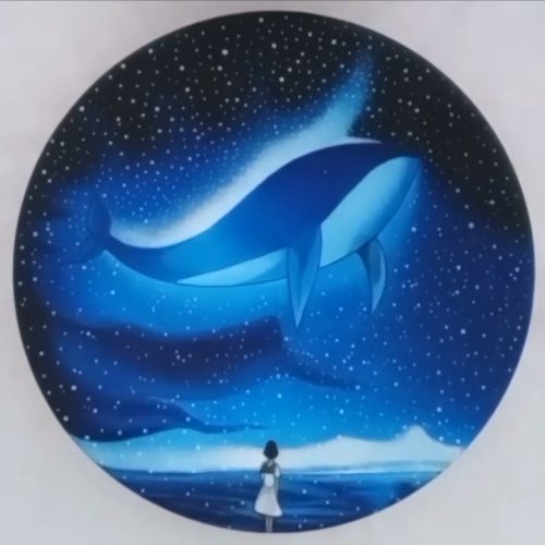 نقاشی دیوارکوب سفالی