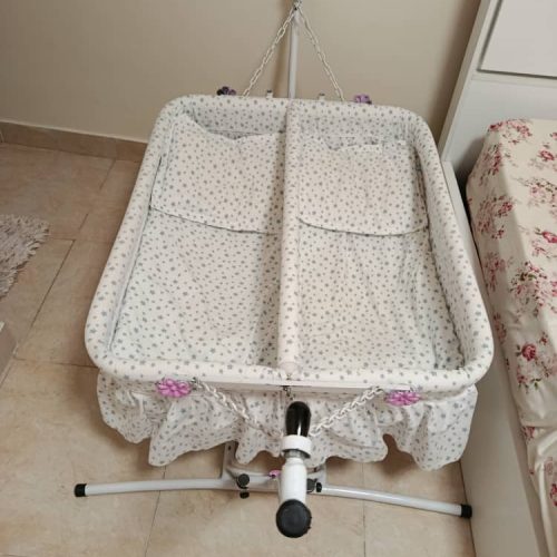 گهواره دوقلو مسافرتی فلزی