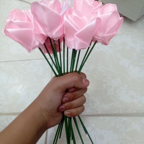15 عدد گل روبانی پاستیلی سفارشات قبول میشود