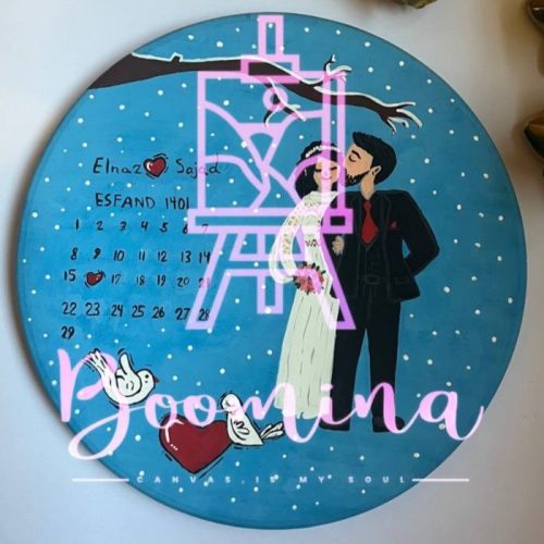 قاب بشقاب سفالی بوم