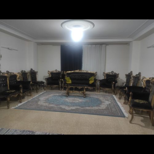 مبل استیل با چپ تما راش مبل نه نفر ونهار خوری هشت نفره