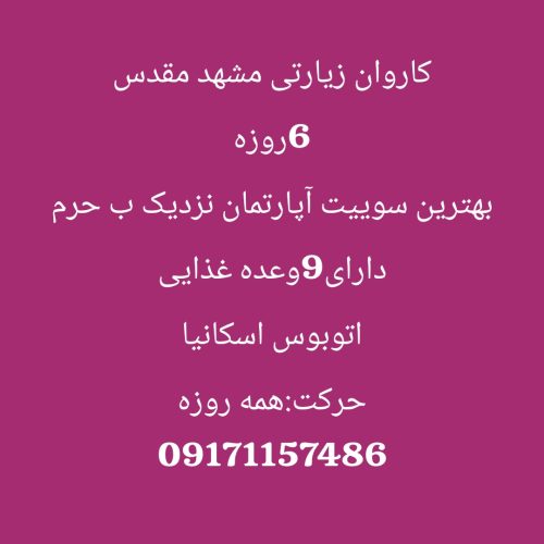 تورمشهدمقدس