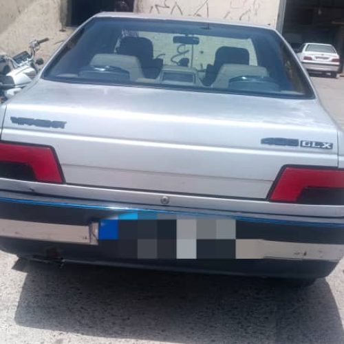 پژو 405نقره ای دوگانه دستی