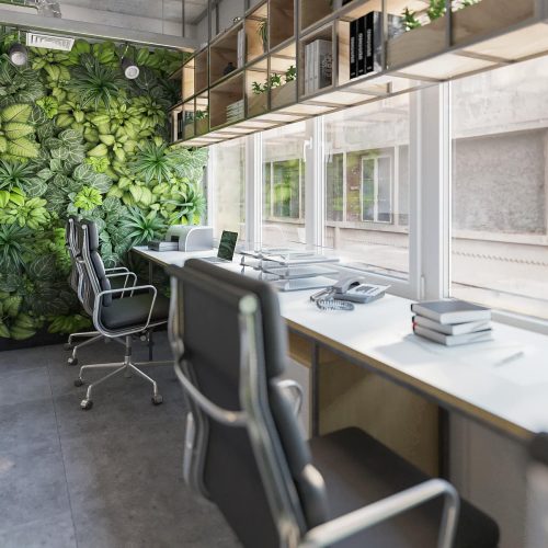 طراحی دکوراسیون داخلی، سه بعدی مغازه نما ویلا 3D