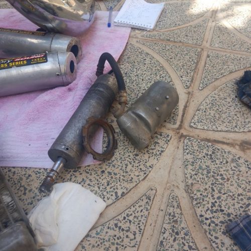 وسایل هندا crm250 با یاماها ار اس 125