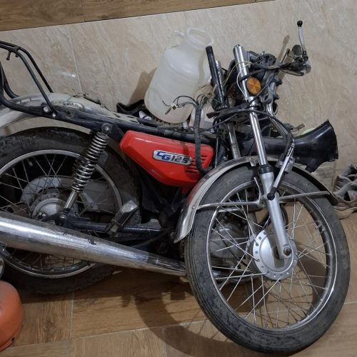 موتور125مزایده قیچی شده