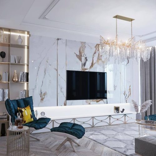 طراحی دکوراسیون داخلی، سه بعدی مغازه نما ویلا 3D