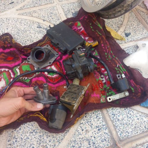 وسایل هندا crm250 با یاماها ار اس 125