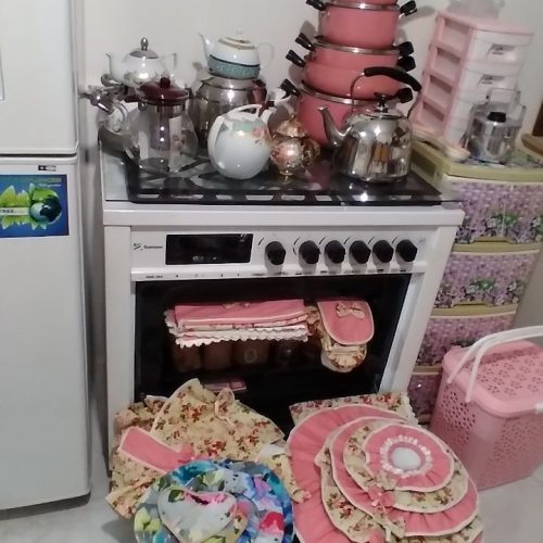 گاز فر دار پنج شعله در حد نو