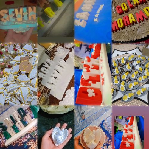 گیفت نوزاد استند اسم دسته گل شیک زیبا