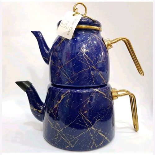 کتری قوری لعابی و استیل قیمت تولیدی