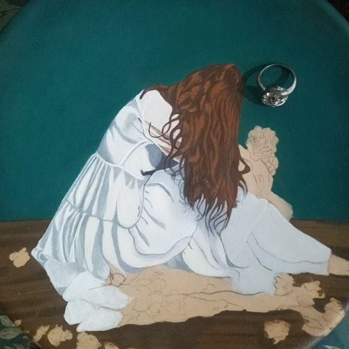 نقاشی دیوارکوب سفالی