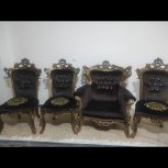 مبل استیل با چپ تما راش مبل نه نفر ونهار خوری هشت نفره