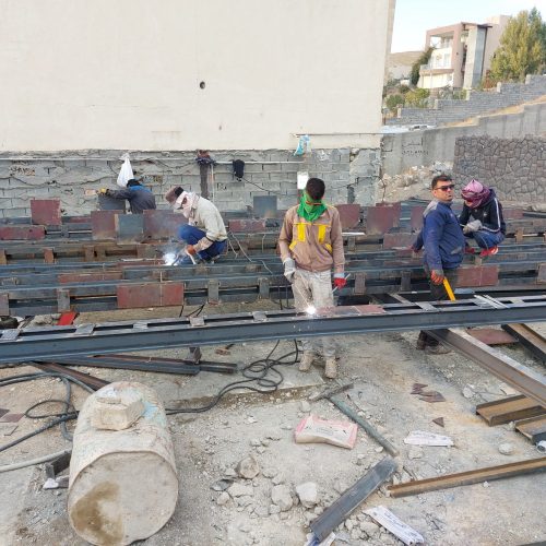 جوشکاری اسکلت فلزی