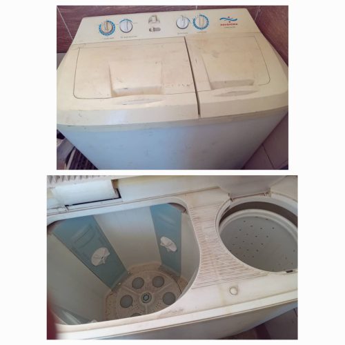 این لباسشویی 9کیلوییه سالمه سالمه هم شستشو هم خشک کنش اینو بزن 3500 تومن حالا با مشتری واقعی کنار میام