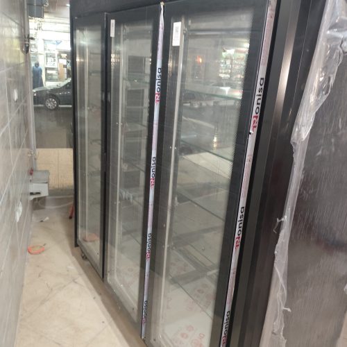 یخچال 3در شیشه ای و تاپینگ