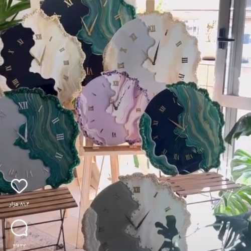 ساعت و ست های رزینی