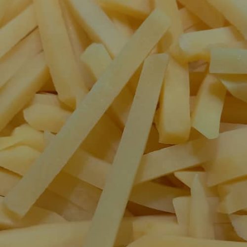 خلال سیب زمینی نیمه پخته خوش مزه (نیمه آماده)